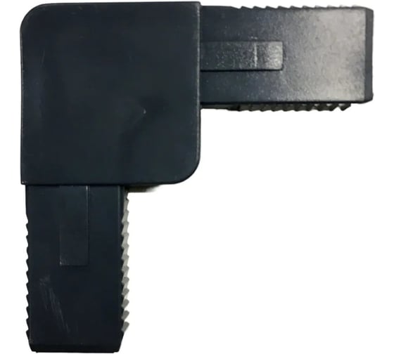 Изображение товара Уголок GREEN MAX для москитной сетки цельнолитой ABS ЧЕРНЫЙ, 100шт, А111