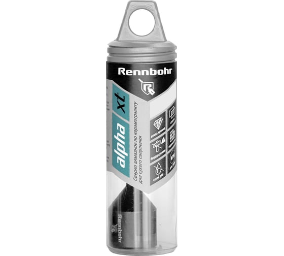 Изображение товара Коронка алмазная Rennbohr Alpha XT по керамограниту для УШМ, M14, 25 мм, сухой рез 776025