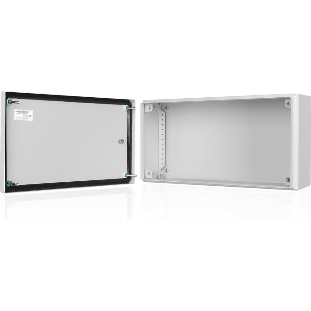 Изображение товара Клеммный бокс на винтах ООО ЭЛМА 30.20.12 6-КБв010, навесной, сталь, IP66, 200х300х120 мм