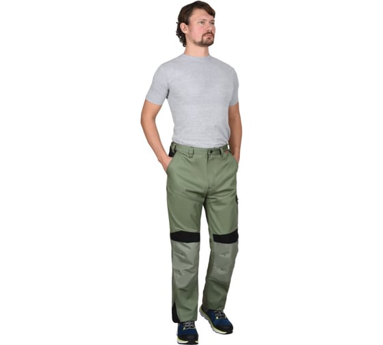 Изображение товара Брюки СИРИУС ЦИТРИН-К светло-оливковый с черным р. 96-100/170-176 149228-к