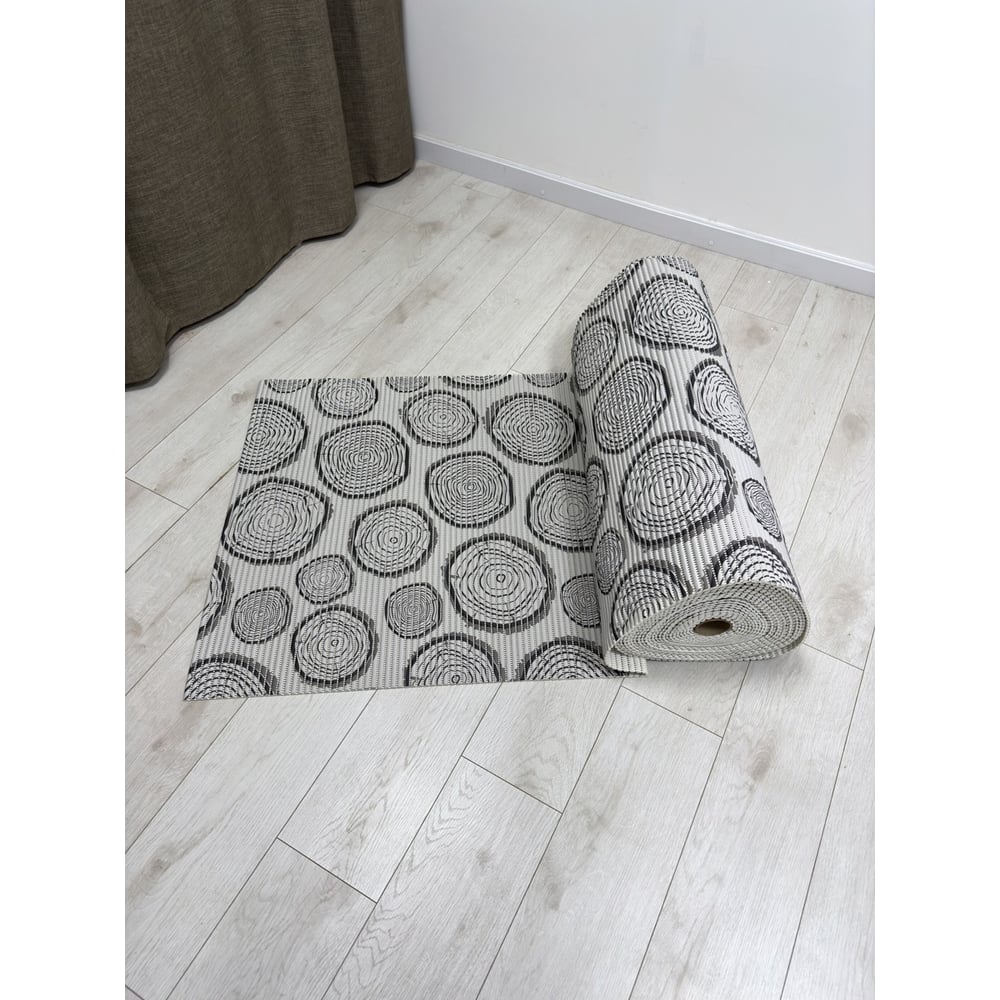 Изображение товара Коврик универсальный JOY HOME 80 см арт.V20033B Поленья серо-бежевый 14003