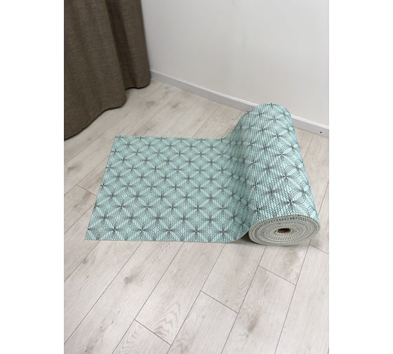 Изображение товара Коврик универсальный JOY HOME 80 см арт.V7381 Круги, бирюзовый 13996