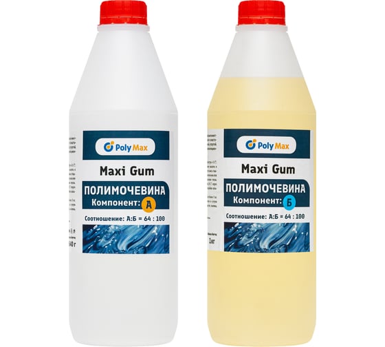 Изображение товара Прозрачная полимочевина Poly max Maxi Gum 1,64 кг