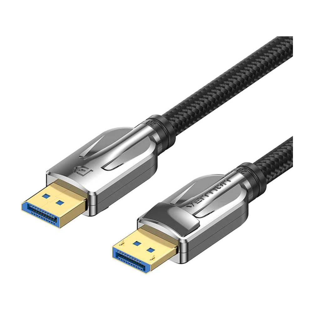 Изображение товара Кабель DisplayPort VENTION 3м v2.1 серебристый для высокоскоростных подключений