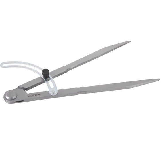 Изображение товара Разметочный циркуль WIEDERKRAFT 250 мм, с дугой WDK-CW250