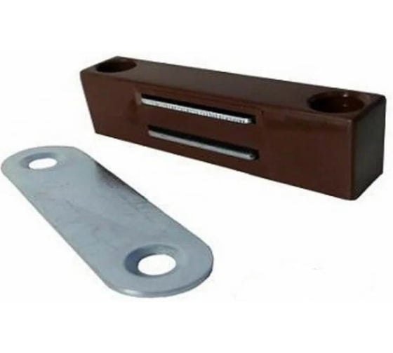 Изображение товара Магнитный держатель-защёлка GREEN MAX коричневый, уп. 100шт 42278017