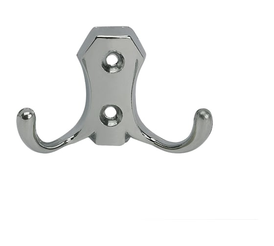 Изображение товара Крючок MF H5505E, AL, 2-х рожковый, хром 720521v