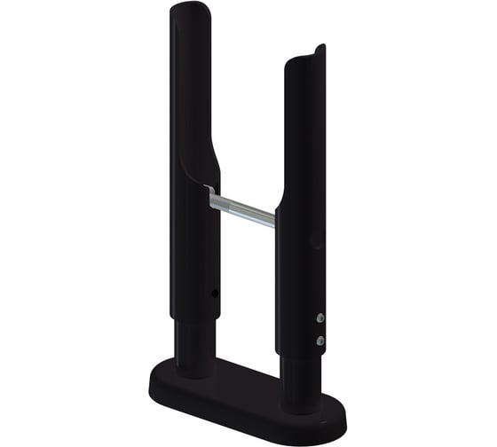 Изображение товара Кронштейн напольный регулируемый для 3-x трубчатых радиаторов RIFAR Антрацит (макс. 670 мм) TNK.03.AN