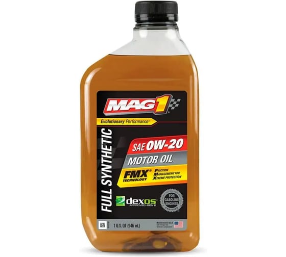 Изображение товара Синтетическое моторное масло MAG1 Full Synthetic FMX 0W-20 DEXOS1 Gen2, 946 мл MAG65834