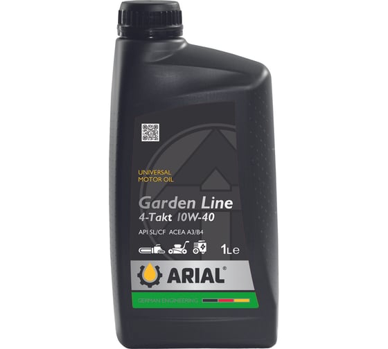 Изображение товара Масло моторное ARIAL GARDEN LINE 4-Takt 10W-40 (1л) AR029104020