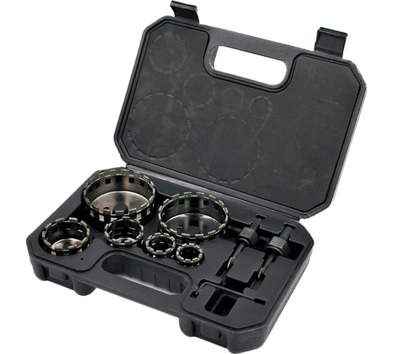 Изображение товара Набор коронок по керамограниту Skole (NK1) 9pc (25-75мм) NK1-062575