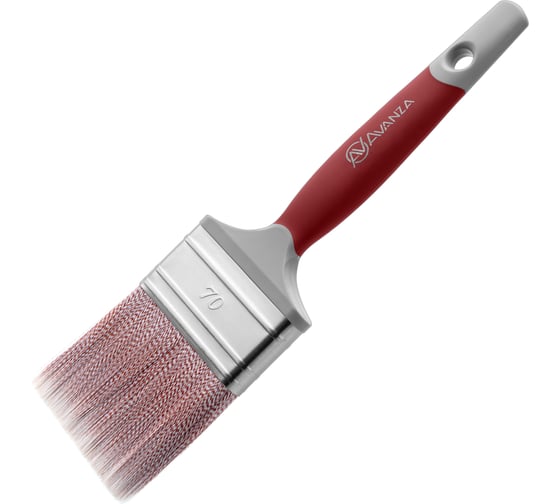 Изображение товара Кисть малярная Avanza универсальная для всех типов ЛКМ, 70x14 мм VK04-070