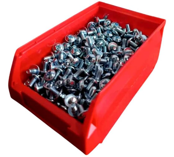 Изображение товара Винт с прессшайбой 23 Болта, М4x8, мебельный, DIN967, 1500 шт. в контейнере вм48фф1500