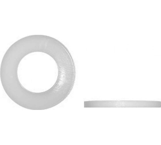 Изображение товара Плоская полиамидная (пластиковая) шайба DINFIX DIN 125А, D4, 50 шт. 00-00001203