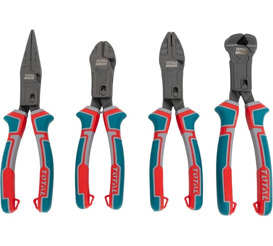 Изображение товара Набор усиленного шарнирно-губцевого инструмента 4шт TOTAL THT2CK241S