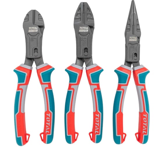 Изображение товара Набор усиленного шарнирно-губцевого инструмента 3шт TOTAL THT2CK231S