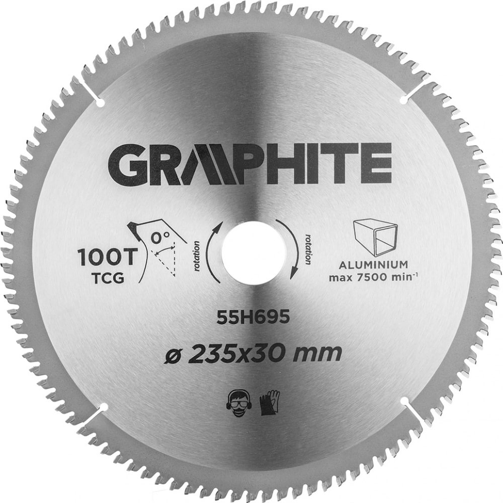 фото Пильный диск по алюминию graphite