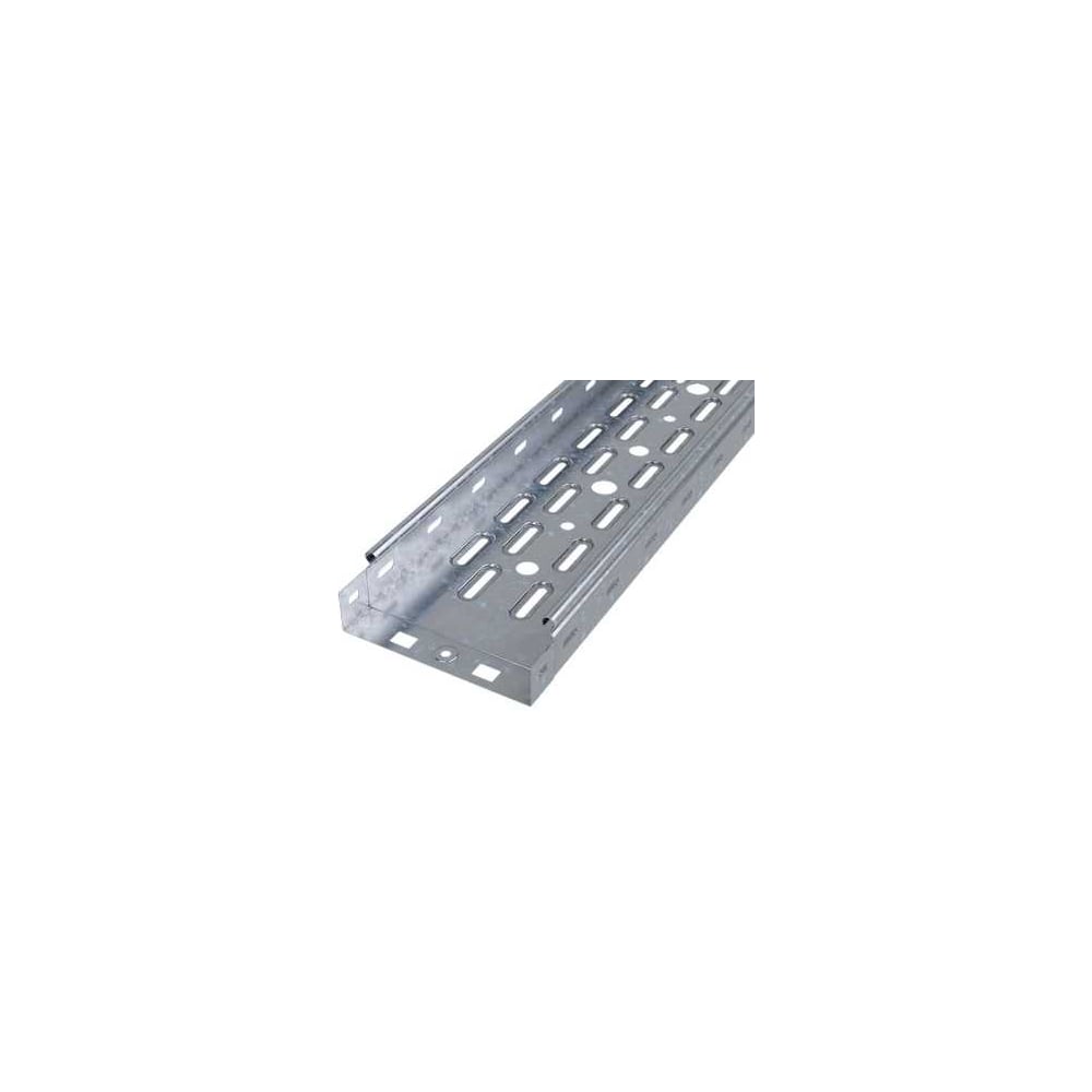 Перфорированный лоток Gigant 50х200х3000 мм, толщина 0,7 мм, сендзимир G-124012