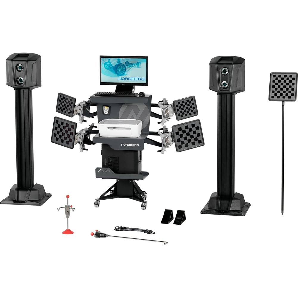 Стенд сход-развал NORDBERG 3D для грузовых авто (серый) C804 TRUCK (7015)