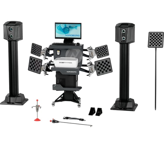 Изображение товара Стенд сход-развал NORDBERG 3D для грузовых авто (серый) C804 TRUCK (7015)