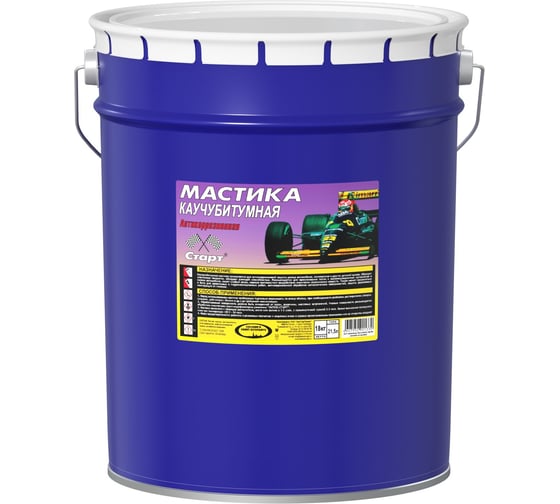 Изображение товара Мастика каучукобитумная СТАРТ (21,5 л / металл) 4607952901339