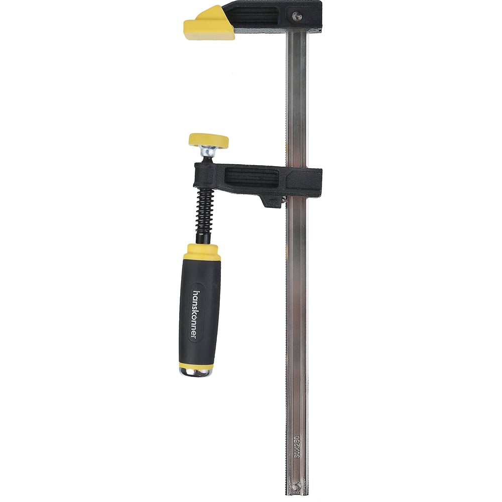 Изображение товара Струбцина F-образная 50x250 мм, усилие 174кгс, Hanskonner HK1078-06-50X250