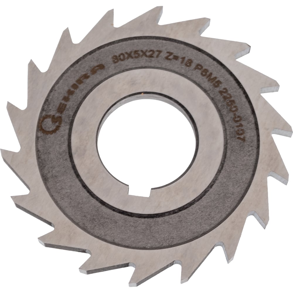 Изображение товара Фреза пазовая Sekira 80x5х27 z=18 Р6М5 насадная дисковая