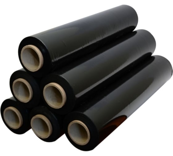 Изображение товара Стрейч-пленка упаковочная ПАРТНЕРПАК черная 6 штук ВИ-6шт2324