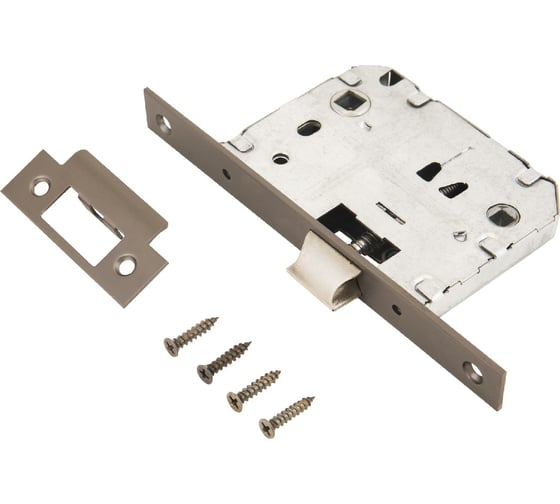 Изображение товара Защелка Аллюр (графит; планка 18 мм; без ручек; с фиксатором) 11223