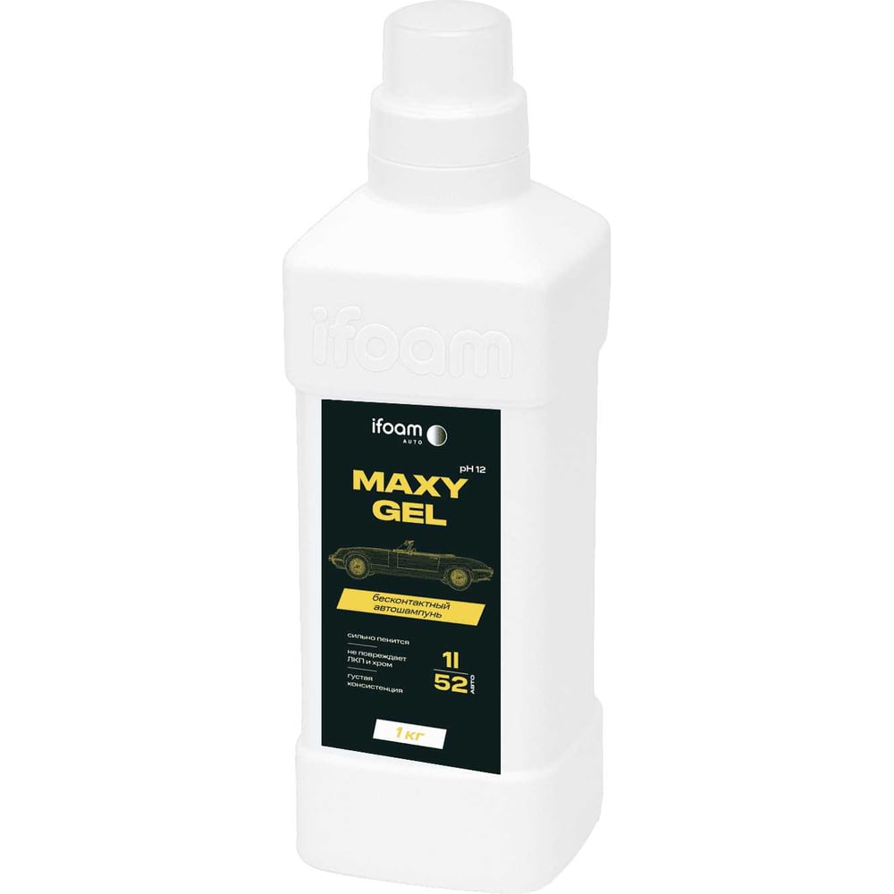 Изображение товара Бесконтактный автошампунь Maxy GEL концентрат для бесконтактной мойки 1 кг