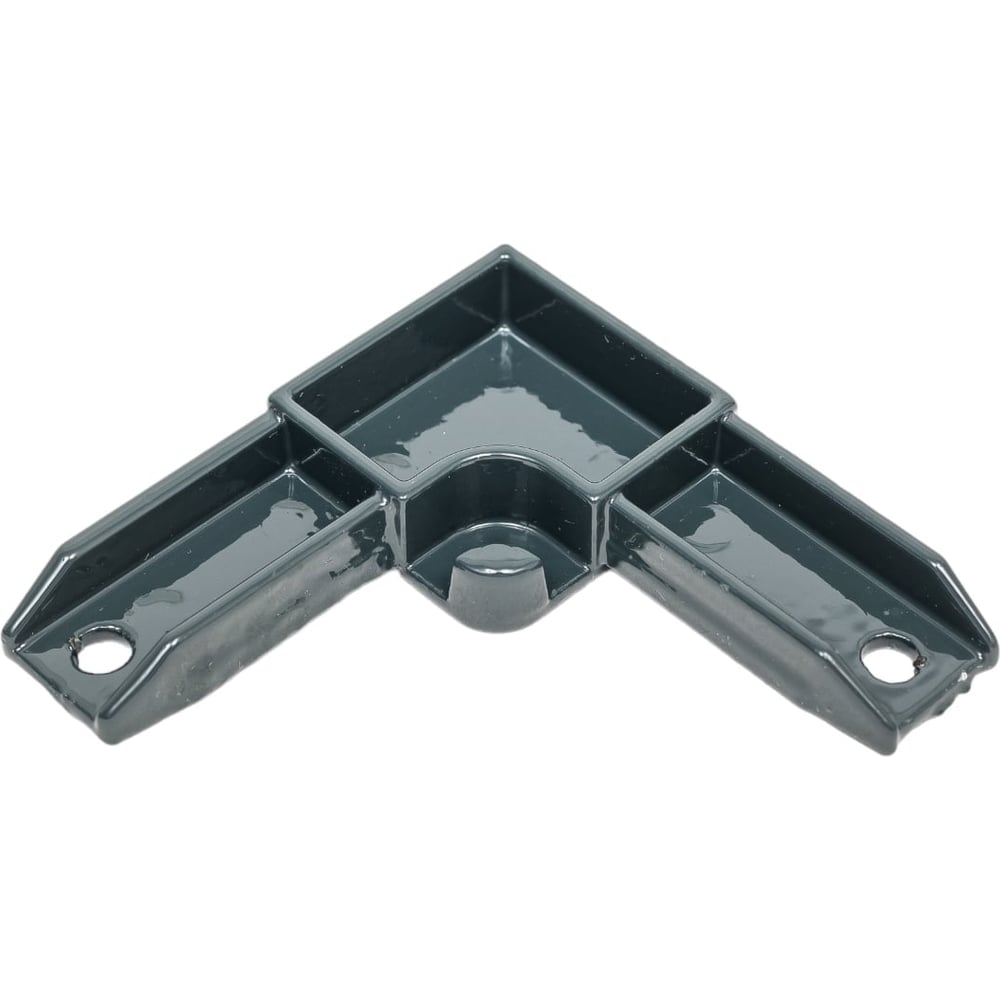 Изображение товара Угол GREEN MAX соединительный алюминиевый под профиль 32 антрацит 100 шт