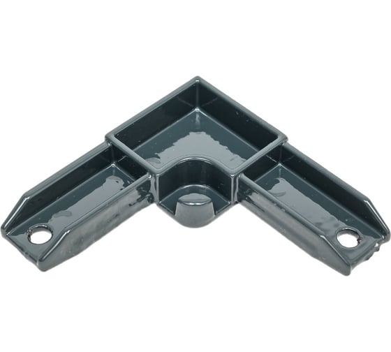 Изображение товара Угол GREEN MAX соединительный алюминиевый под32 профиль, 100шт, АНТРАЦИТ 2127