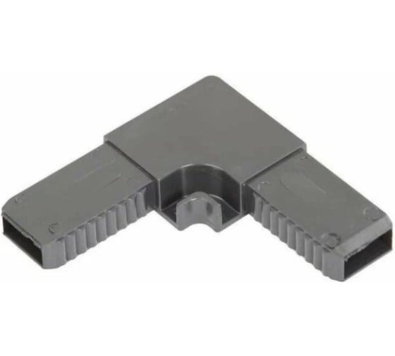 Изображение товара Уголок GREEN MAX 0,8 москитной сетки цельнолитой ПВХ 30*30, АНТРАЦИТ, 100шт, Н4013а