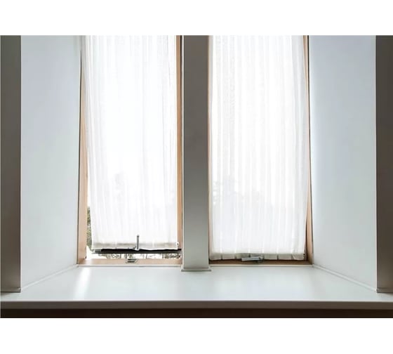 Изображение товара Подоконник пластиковый Moeller 400мм, белый глянцевый, 2 метра, MOL0217.07/2