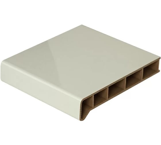 Изображение товара Подоконник пластиковый Moeller 400мм, белый глянцевый, 3 метра, MOL0217.07/3