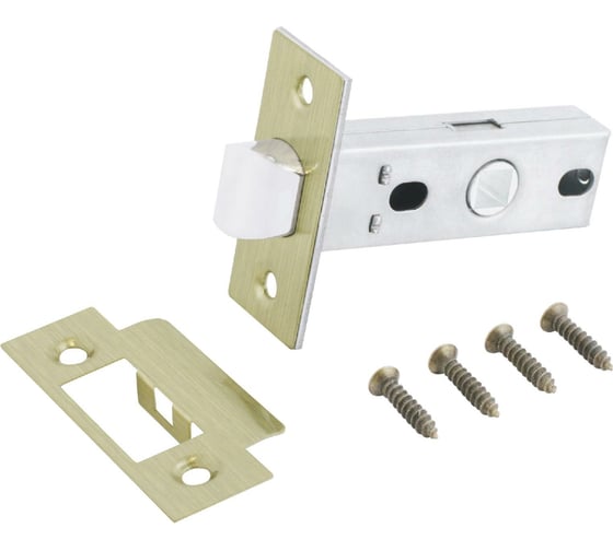 Изображение товара Защелка Аллюр L45-8 AB (старая бронза; торцевая планка 25 мм; без ручек) 11208