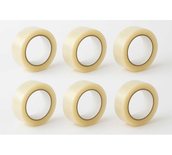 Изображение товара Клейкая лента упаковочная ПАРТНЕРПАК 50м 6 штук ВИ-2023