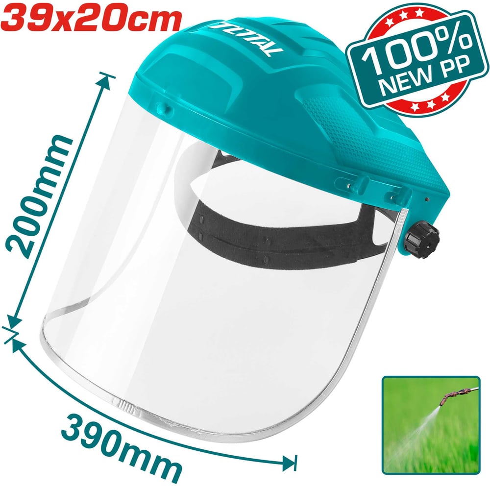 Изображение товара Шлем с защитой TOTAL TSP631 для работы и спорта - легкий и надежный