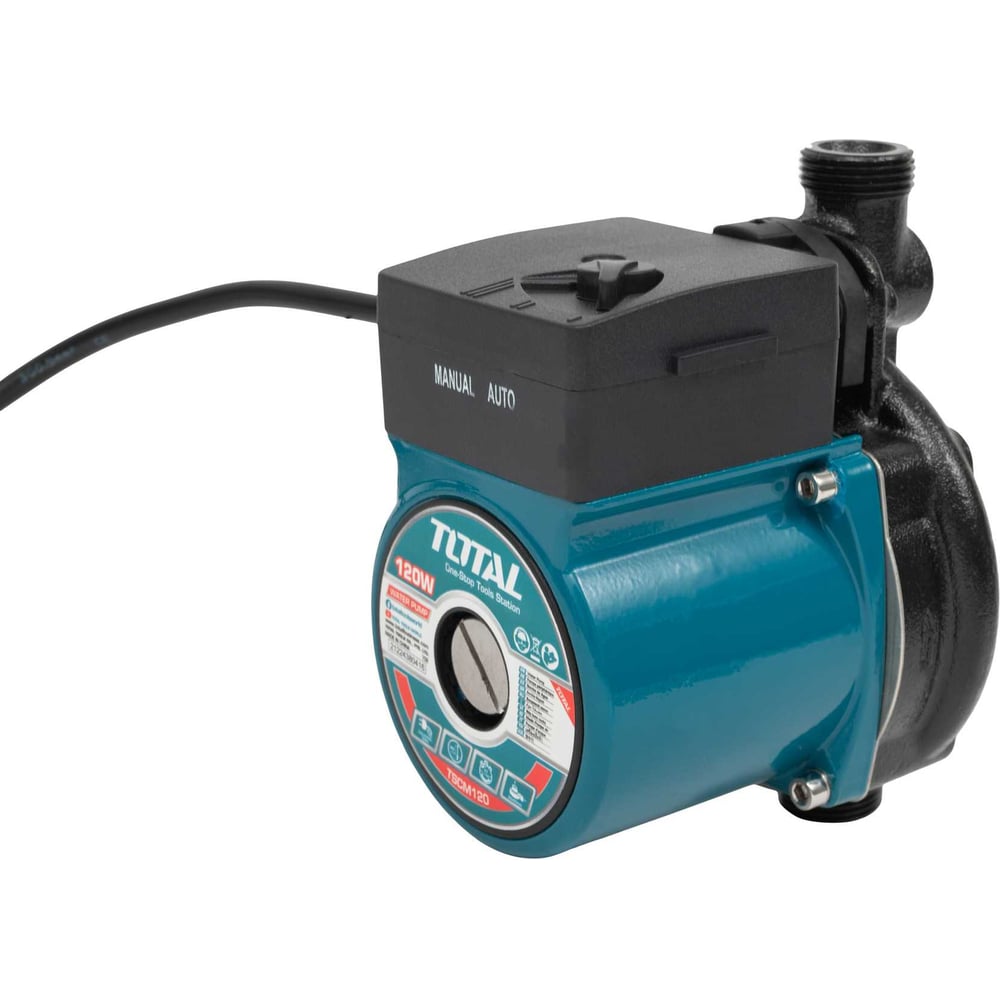 Изображение товара Водяной насос TOTAL 23 л/мин 120 Вт для теплого пола и котлов отопления