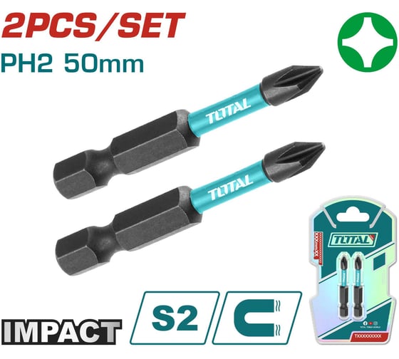 Изображение товара Биты ударные TOTAL 50 мм TACIM71PH250