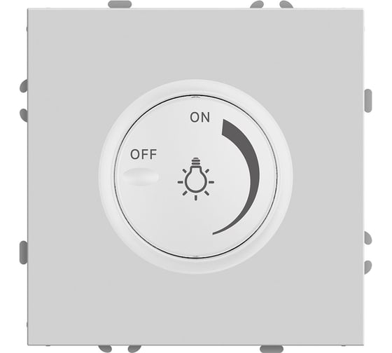 Изображение товара Механизм выключателя диммирующего STEKKER 250В, 500W, серия Эмили, RSW10-5106 49868