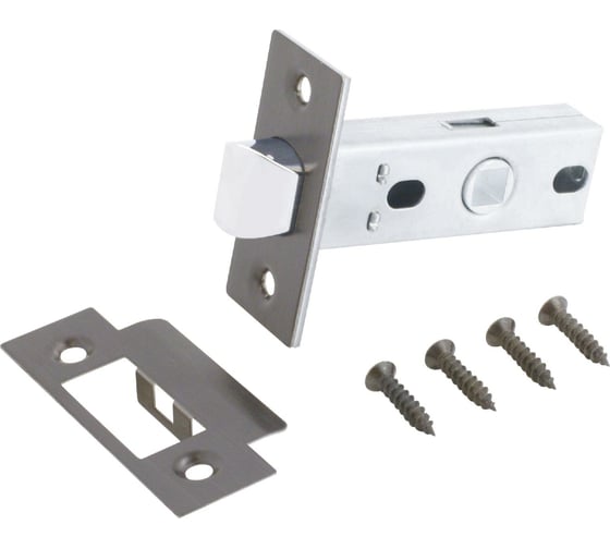 Изображение товара Защелка Аллюр L45-8 MBN (графит; торцевая планка 25 мм; без ручек) 11212