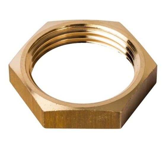 Изображение товара Контргайка латунная, никелированная Millennium 1/2" с внутренней резьбой LK12