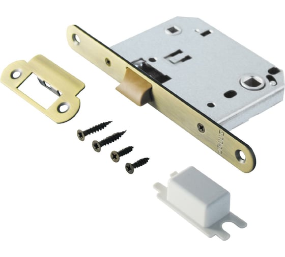 Изображение товара Защелка Аллюр L7050PR MAB (матовая бронза; пластик; овальная планка 18 мм; без ручек; с фиксатором) 11565