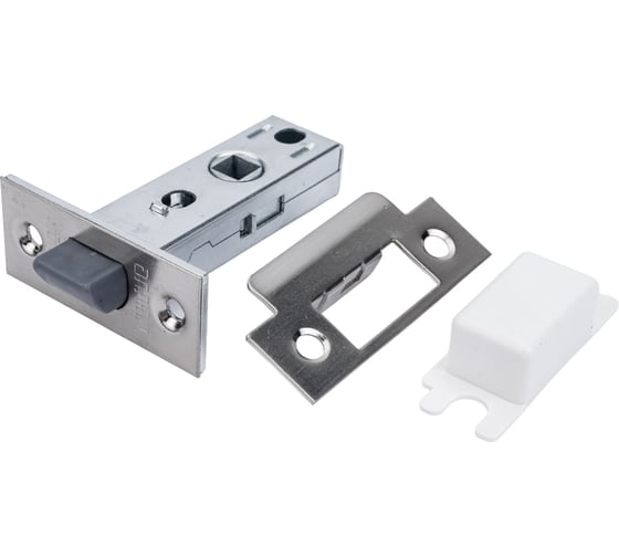 Изображение товара Защелка Аллюр L45-8-P SN (матовый никель; пластик; торцевая планка 25 мм; без ручек) 12333