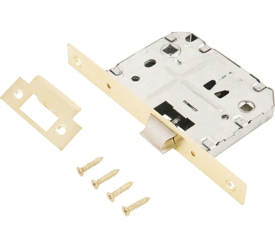 Изображение товара Защелка Аллюр L7050S PB (золото; планка 18 мм; без ручек; с фиксатором) 11225