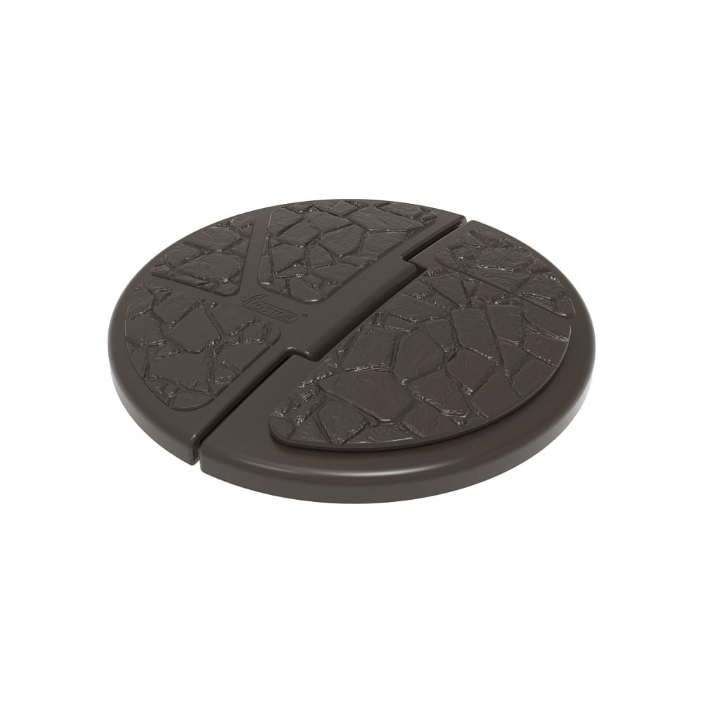 Изображение товара Крышка колодца Экопром Rostok складная коричневая 1260 мм диаметр