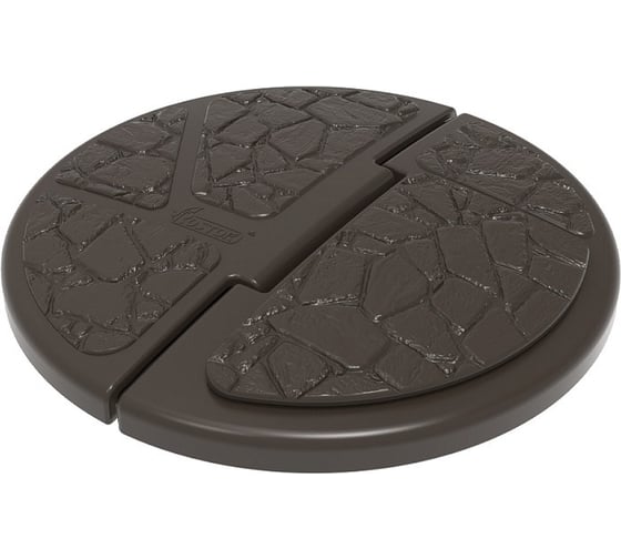 Изображение товара Крышка колодца Экопром Rostok складная коричневая 2042.0000.910.003