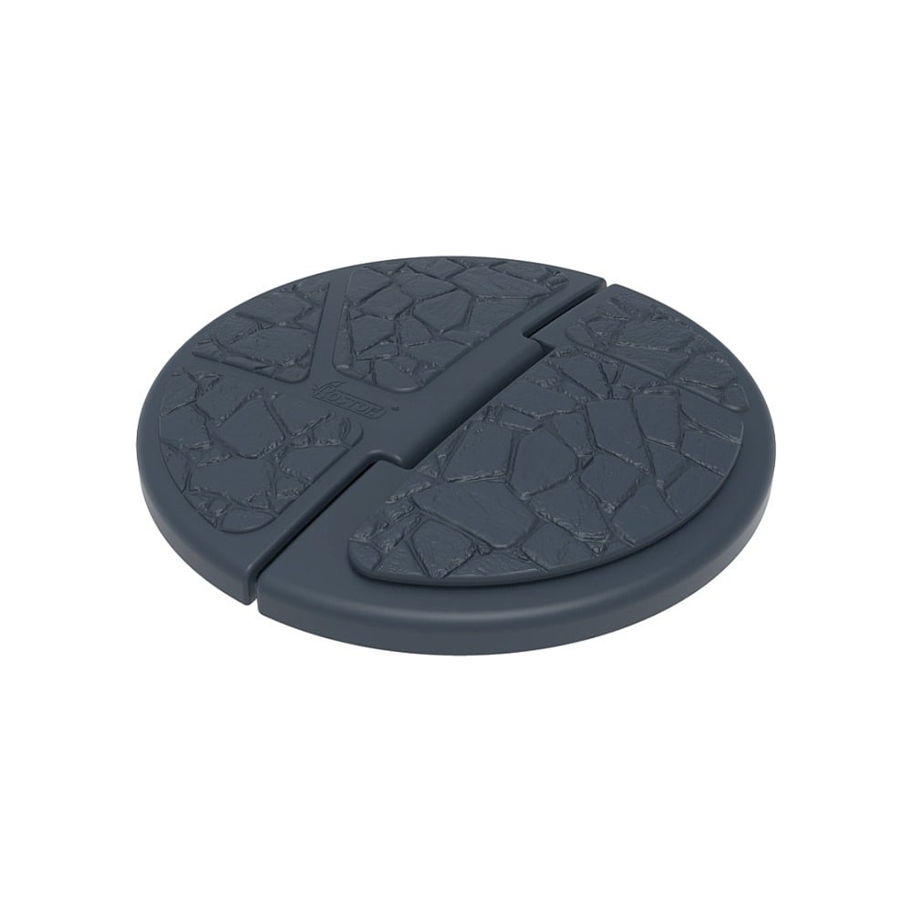 Изображение товара Крышка колодца Экопром Rostok складная графит 1260х250 мм полиэтилен