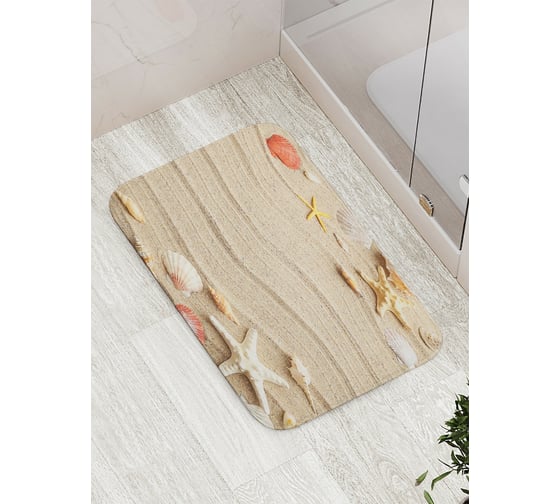 Изображение товара Коврик противоскользящий JoyArty "Волны песка" для ванной, сауны, бассейна, bath_6524